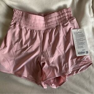 lululemon Hotty Hot High-Rise Lined Short 4” NWT - Pink Haze